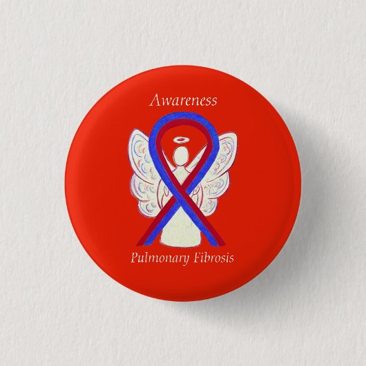 Pulmonale Fibrose Sensibilisierungsknöpfe Button (Vorderseite)