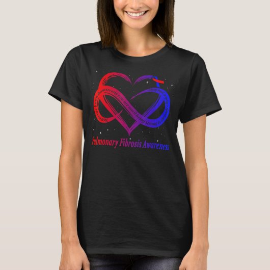 Pulmonale Fibrose Warrior T-Shirt (Vorderseite)