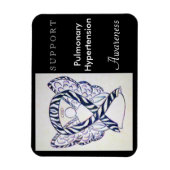 Pulmonale Hypertonie Bewusstsein Angel Magnet (Vertikal)