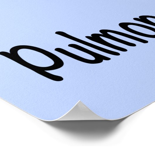 Pulmonale Hypertonie Poster (Ecke)