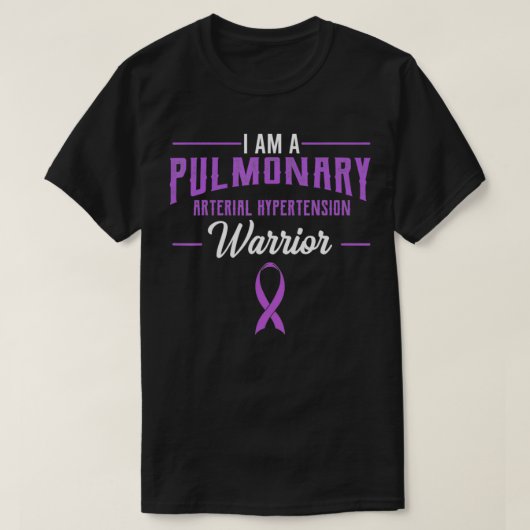 Pulmonary Arterial Hypertension Awareness Supporte T-Shirt (Design vorne)