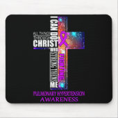 Pulmonary Hypertension Awareness Shirt Christmas G Mousepad (Vorne)