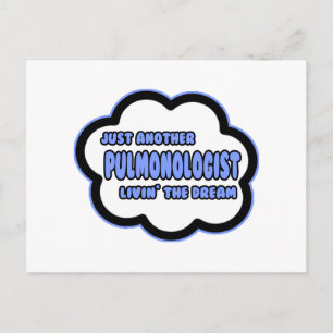 Pulmonologe .. Der Traum von Livin Postkarte