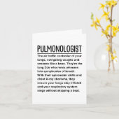 Pulmonologe Karte (Gelbe Blume)