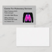 Pulmonologe Lung Doctor Medical Theme Visitenkarte (Vorne/Hinten)