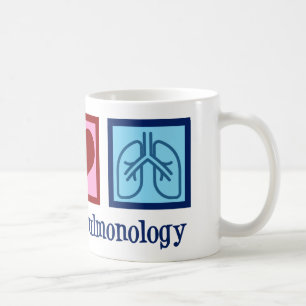 Pulmonologe Peace Liebe Pulmonology Kaffeetasse