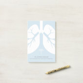 Pulmonologist-personalisierter Name Post-it Klebezettel (Auf Schreibtisch)