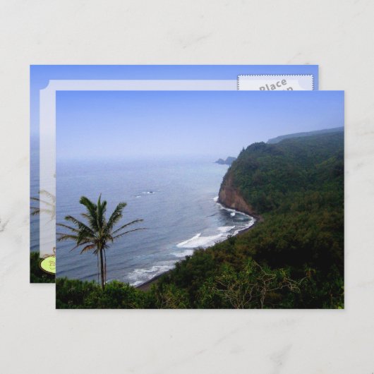 Pulolu Look Out, Hawaii Postkarten, individuell an Postkarte (Vorne/Hinten)