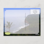 Pulolu Look Out, Hawaii Postkarten, individuell an Postkarte (Rückseite)