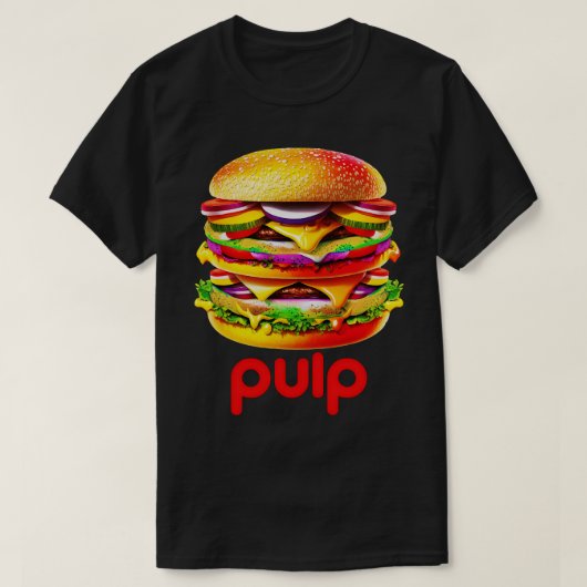 Pulp 90er Britpop Fan Art T-Shirt (Design vorne)