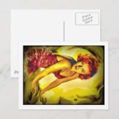 "Pulp Cover" Lana Turner Postkarte (Vorne/Hinten)