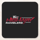 Pulpboard-Untersetzer Rechteckiger Pappuntersetzer (Vorderseite)