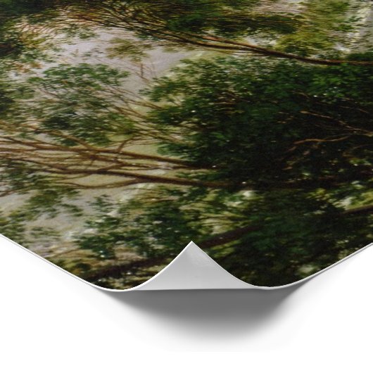 Pulpit Rock bei Melbourne Poster (Ecke)