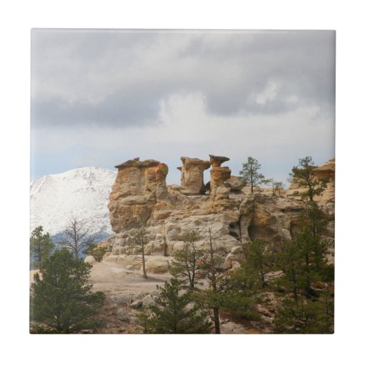 Pulpit Rock mit Pikes Peak Fliese (Vorderseite)