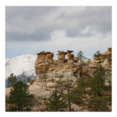 Pulpit Rock mit Pikes Peak Poster (Vorderseite)