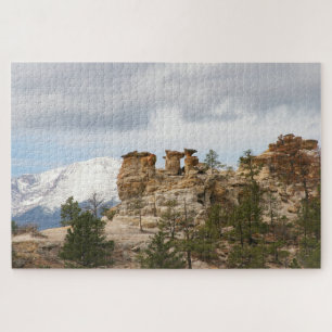 Pulpit Rock mit Pikes Peak Puzzle