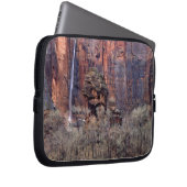 Pulpit und flüchtiger Wasserfall Laptopschutzhülle (Vorne Rechts)