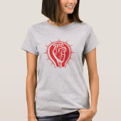 Puls der Innovation - Anatomisches Herz Lightbu T-Shirt (Vorderseite)