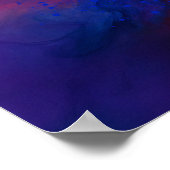 Puls des unendlichen Abstraktums Poster (Ecke)