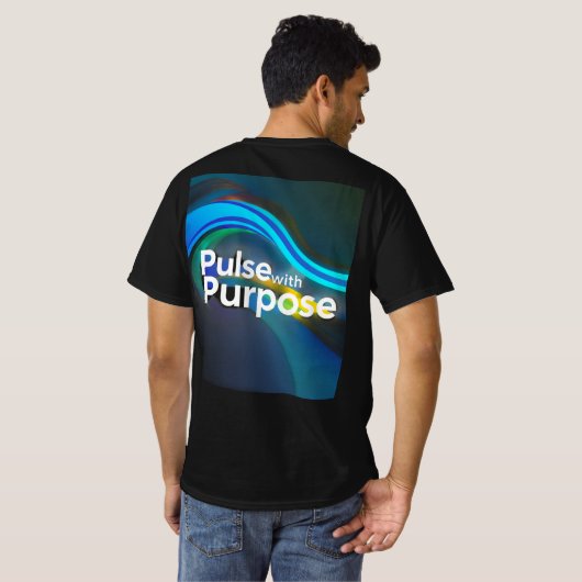 Puls mit Zweck T-Shirt (Schwarz voll)