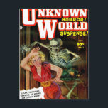 Puls-Science Fiction-Postkarte Nr. 2 Postkarte<br><div class="desc">Versenden Sie Postkartengrüße an Freunde auf diesem phantastischen, klassischen Pulp-Science Fiction-Bild aus den 1930er, 1940er und 1950er Jahren!</div>