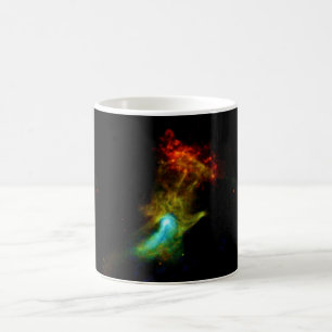 Pulsar B1509 - Hand Gottes Nebel NASA-Foto Kaffeetasse