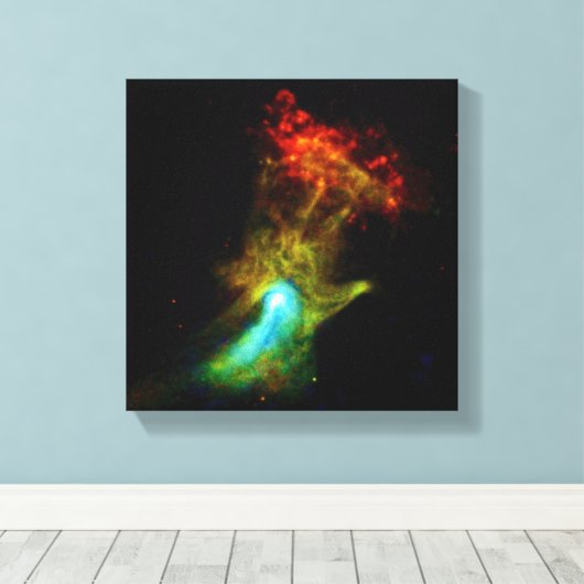 Pulsar B1509 - Hand of God X-Ray Nebula NASA-Foto Leinwanddruck (Insitu (Holzboden))