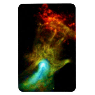 Pulsar B1509 - Hand of God X-Ray Nebula NASA-Foto Magnet