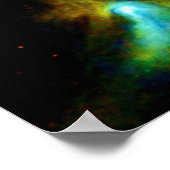 Pulsar B1509 - Hand of God X-Ray Nebula NASA-Foto Poster (Ecke)
