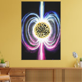 Pulsar Leinwanddruck (Insitu (Wohnzimmer))