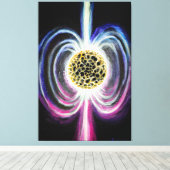 Pulsar Leinwanddruck (Insitu (Holzboden))