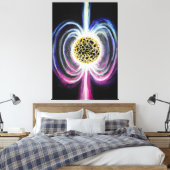Pulsar Leinwanddruck (Insitu (Schlafzimmer))
