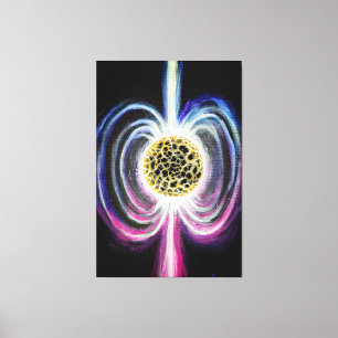 Pulsar Leinwanddruck