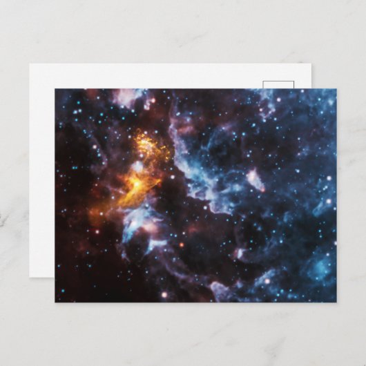 Pulsar Neutron Star Galaxy Image Postkarte (Vorne/Hinten)