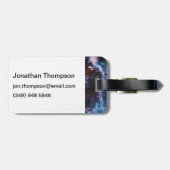 Pulsar-Neutron-Stern-Galaxie-Bild Gepäckanhänger (Rückseite horizontal)