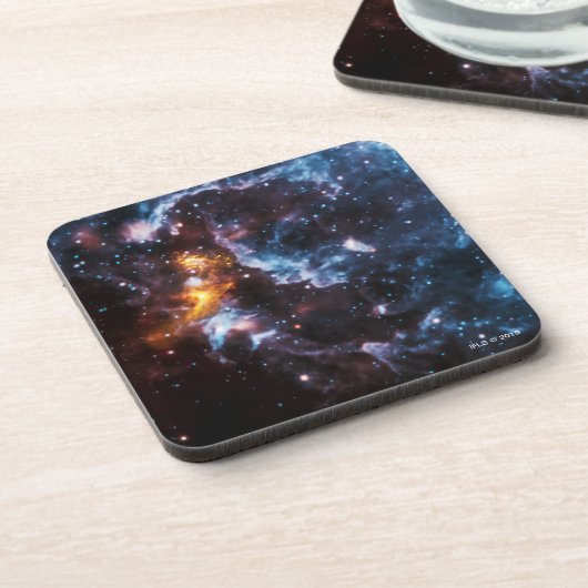 Pulsar-Neutron-Stern-Galaxie-Bild Getränkeuntersetzer (Linke Seite)