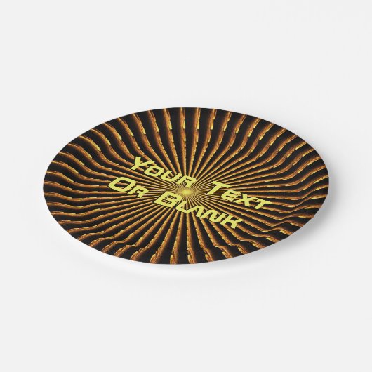 Pulsar Pappteller (Schrägansicht)