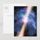 Pulsar Postkarte (Vorne/Hinten)