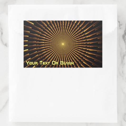 Pulsar Rechteckiger Aufkleber (Tasche)