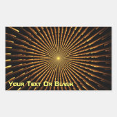 Pulsar Rechteckiger Aufkleber (Vorderseite)