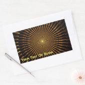 Pulsar Rechteckiger Aufkleber (Umschlag)