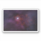 Pulsar windet von einem Neutronenstern. Aufkleber (Vorderseite)