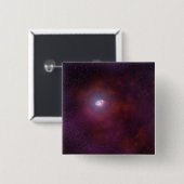 Pulsar windet von einem Neutronenstern. Button (Vorne & Hinten)