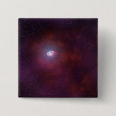 Pulsar windet von einem Neutronenstern. Button (Vorderseite)