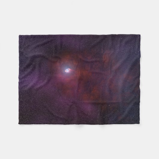 Pulsar windet von einem Neutronenstern. Fleecedecke (Vorderseite (Horizontal))