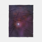 Pulsar windet von einem Neutronenstern. Fleecedecke (Vorderseite)