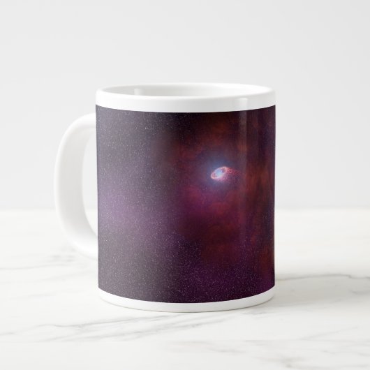 Pulsar windet von einem Neutronenstern. Jumbo-Tasse (Vorderseite Links)