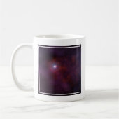 Pulsar windet von einem Neutronenstern. Kaffeetasse (Links)