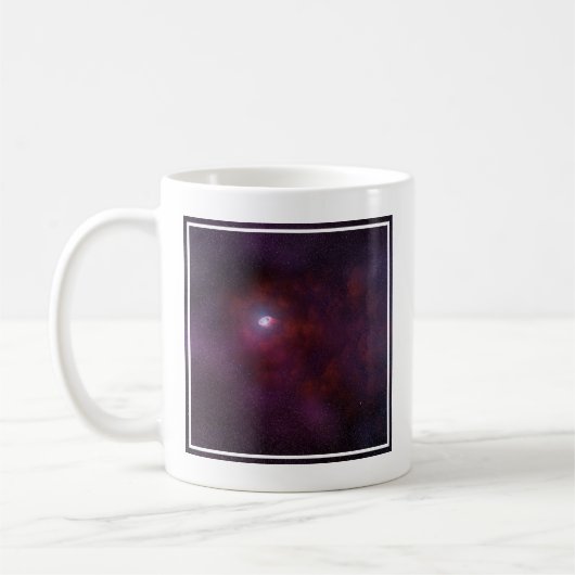 Pulsar windet von einem Neutronenstern. Kaffeetasse (Links)