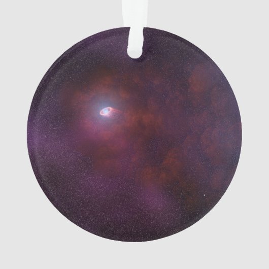 Pulsar windet von einem Neutronenstern. Ornament (Rückseite)